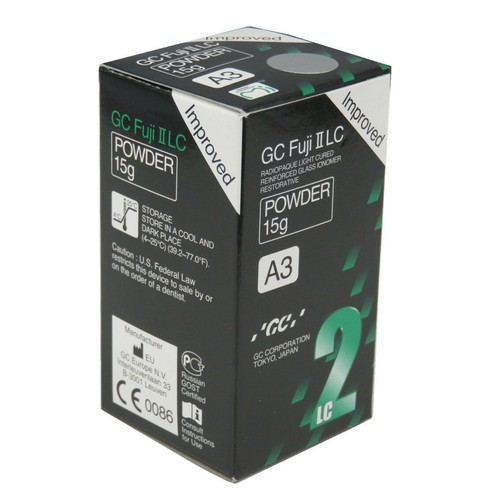 GC Fuji II LC Light-Cured Resin-Reinforced Restorative Glass Ionomer Cement A3 - Foto 6 di 13