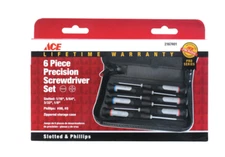 Ace Ace Precision Screwdriver Set 10.35 in. 6 pc