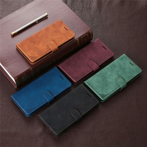 Leather Flip Stand Wallet Phone Case For Samsung A12 A22 A32 A52 A72 A02S A03S - Picture 2 of 32