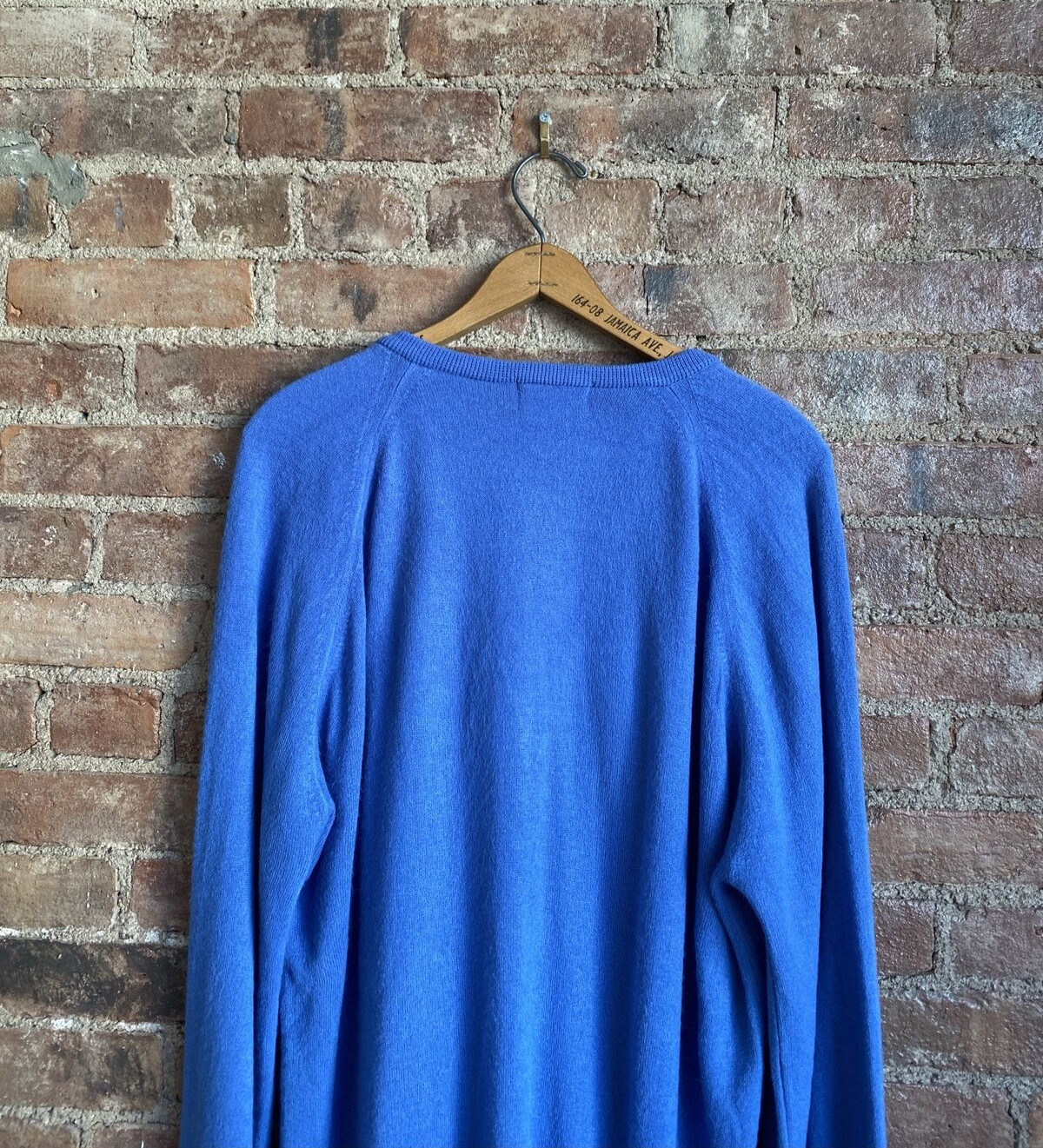 Vintage Calvin Klein Men's Sweater, Size XXL, Blue 100percent Cashmere image 5