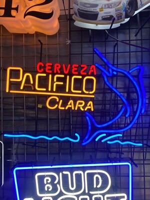 Cerveza Pacifico Marlin Sign Pub Beer Bar Lamp Home Decor Game Room Man ...