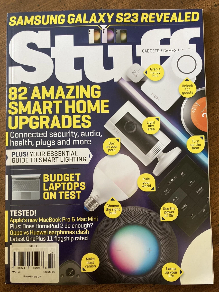 STUFF MAGAZINE Gadgets Games MARCH 2023 Issue 293 NEW 82 Smart ...