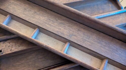Antique Mahjong Tile Racks. Ca. 1920. - Picture 2 of 4