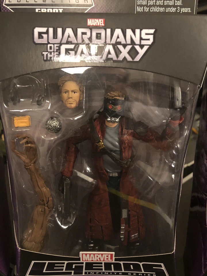 Marvel Legends Groot BAF Set: Star Lord, Drax, Iron man, Gamora, Rocket & Nova - Image 3 of 4