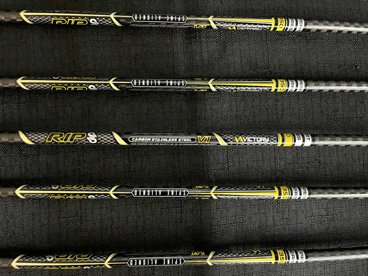 Victory Archery RIP SS Elite V1 .001 .204 350 Hunting Arrow 6 Pack