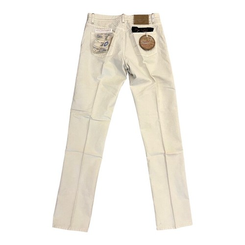 Pantalón vaquero de hombre JACOB COHEN J610 5 bolsillos blanco crema incl. paño ETIQUETA NUEVO - Imagen 11 de 14