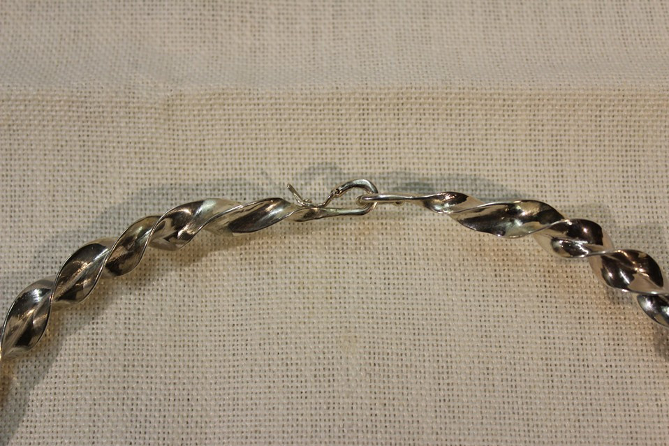 Collier Torque En Argent Massif Toulhoat - Style Celte Breton - Neuf Avec étiquettes