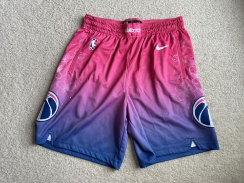 Washington wizards nike pink shorts Mens 22/23 City Edition Swingman XL 42 - Afbeelding 1 van 4