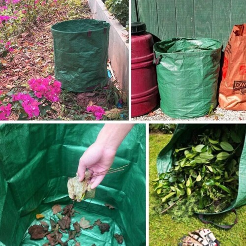 4/8tlg Gartensack Säcke Laubsack Gartenabfallbehälter 272/300L Gartentasche - Bild 14 von 28
