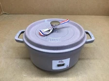 Staub Cast Iron 4-qt Round Dutch Oven - Cherry Blossom/Lilac