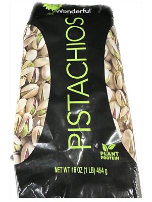 Wonderful Pistachios In-Shell Roasted & Salted Nuts 16 Ounce Bag | eBay