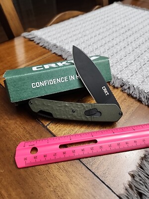 CRKT K542GKP Bona Fide - Onion Design Folding Pocket Knife NIB JW