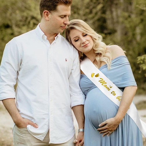 Mom To Be Sash for Baby Shower Boy or Girl Baby Shower Outfit for Mommy - Picture 5 of 8