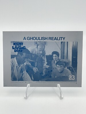 Fright Rags Night Of The Living Dead Printing Plate Cyan #23  A Ghoulish Reality