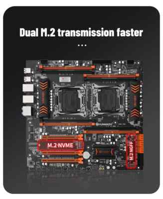 Intel Xeon x99 F8D Motherboard + 2* Intel Xeon E5-2696v3 36c/72t