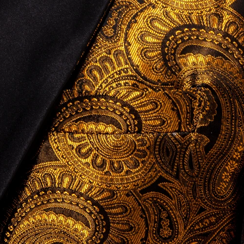 Para Hombres Floral Esmoquin Cena Chaqueta Calce Regular Chal Solapa Paisley Baile de graduación Fiesta Traje - Imagen 210 de 236