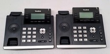LOT OF 2 Yealink ULTRA ELEGANT IP PHONE SIP-T41S ONLY BASE