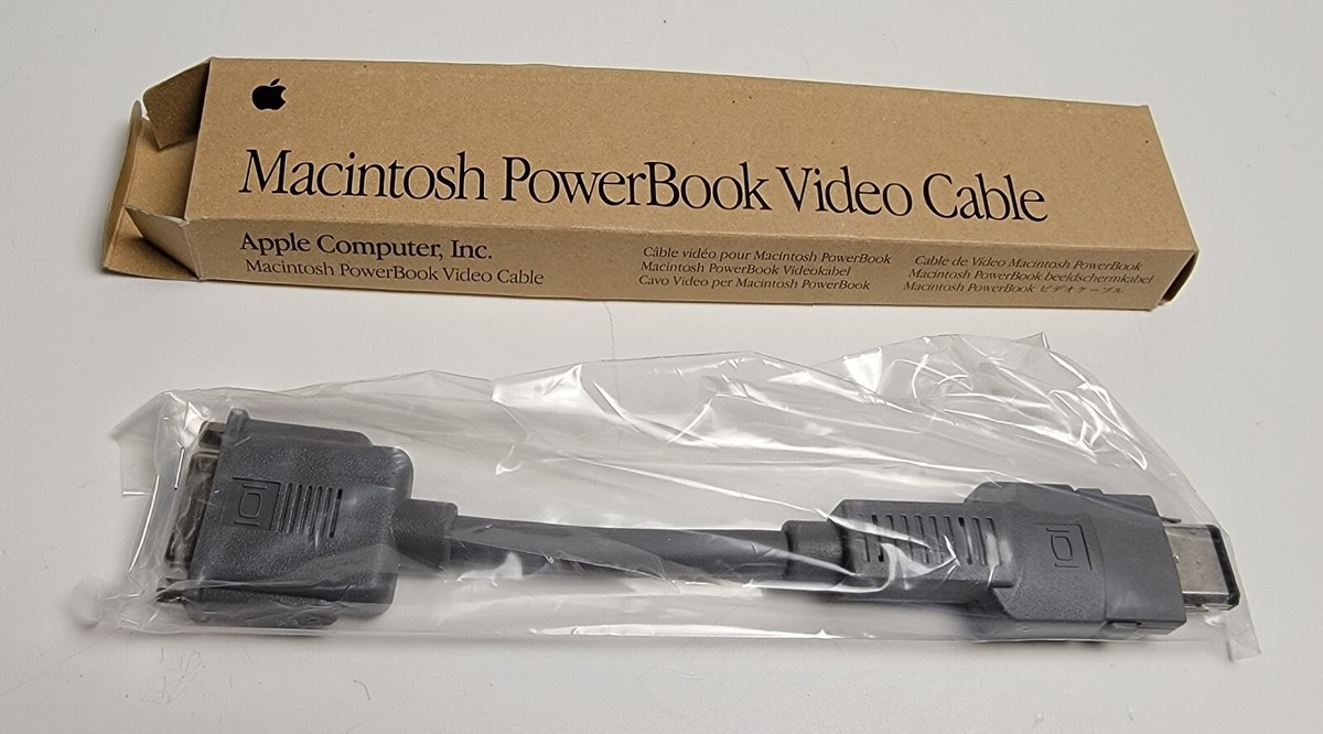 Apple＊Macintosh＊PowerBook＊Video Cable純正 Apple＊Macintosh＊PowerBook＊Video Cable純正 NEW OEM Apple