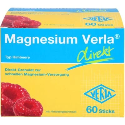 VERLA-PHARM ARZNEIMITTEL GMBH & CO. KG MAGNESIUM VERLA direkt Granulat Himbeere 60 St PZN15201141