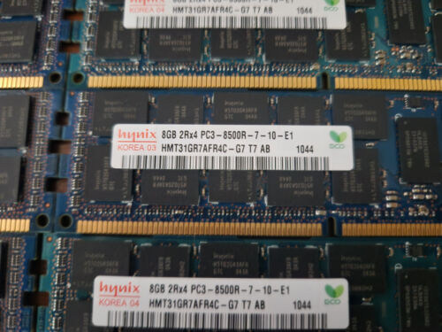 256GB (32x8GB) HYNIX PC3-8500R DDR3-1066 REG ECC SERVER MEMORY HMT31GR7AFR4C-G7 - Photo 2/2