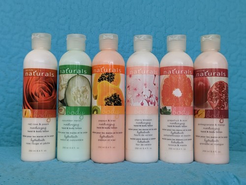 AVON Naturals red rose & peach Body Lotion moisturizer protection skin care NEW - Picture 3 of 3