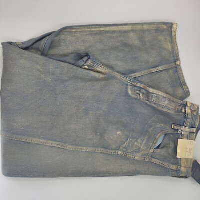 Universal Thread High-Rise Curved Leg Relaxed Jeans Gold Wash Sz 2 & 14 Women