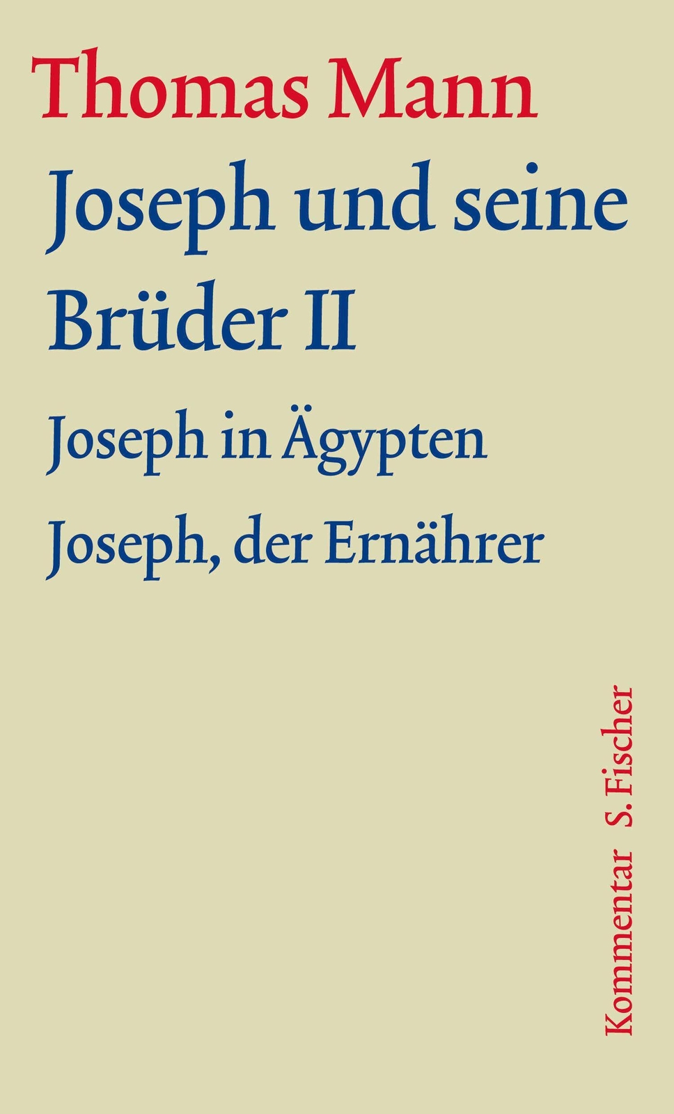 Joseph Und Seine Brüder Ii Thomas Mann