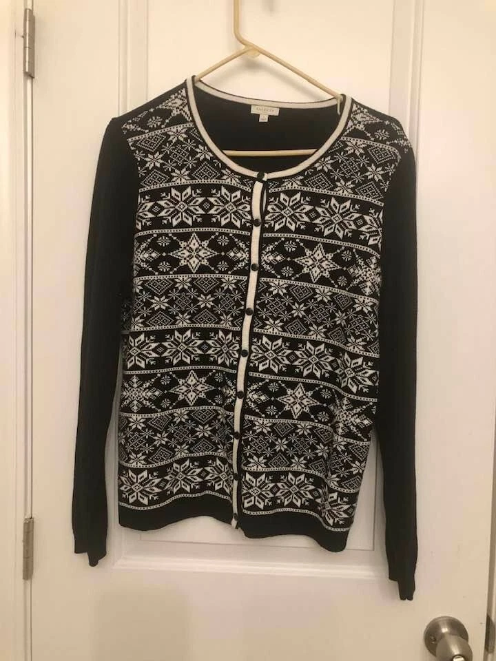 Talbots snowflake deals sweater