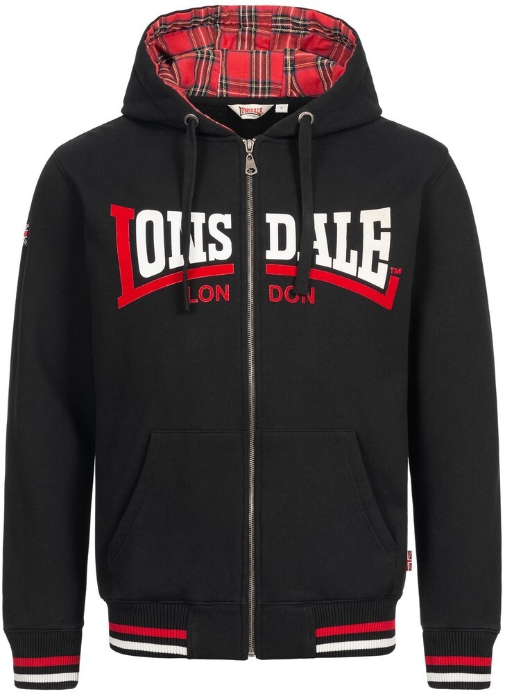 Спортивная куртка с капюшоном Lonsdale Nateby на молнии обычного покроя 15490₽