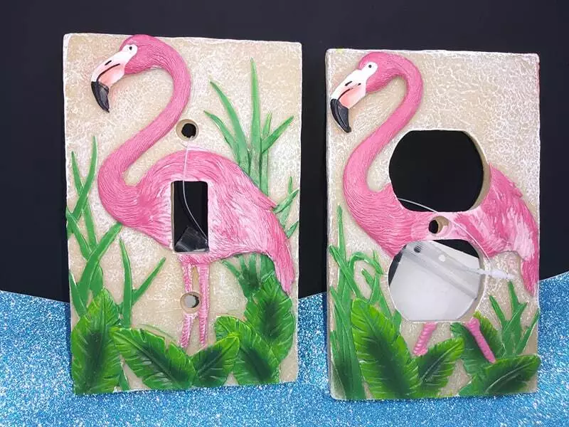 Flamingo switch plate covers deals