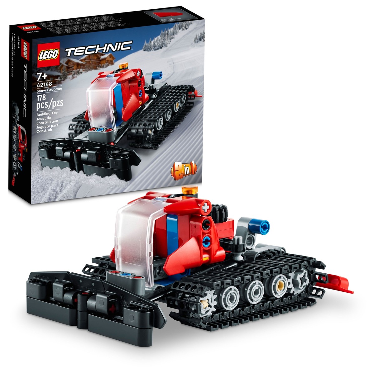LEGO TECHNIC: Snow Groomer (42148) Winter Super cool Snow Plowing