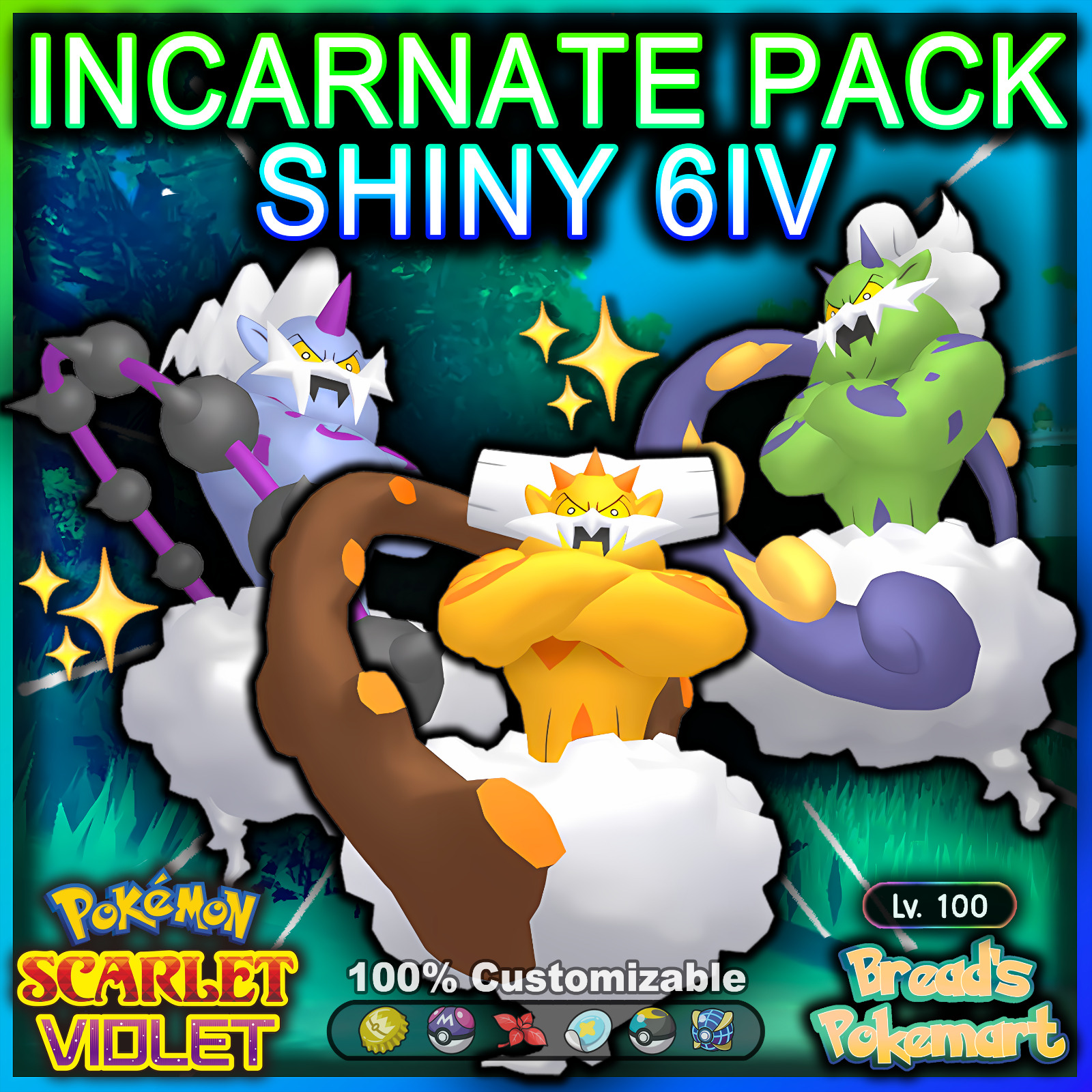 ALL 11 TEAL MASK 6IV PACK ⚡ Pokemon SCARLET & VIOLET ✨ SHINY