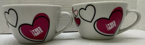 T-Mobile Tuesdays Mug Valentines Day Hearts Love Coffee Tea Coco Cup with Handle