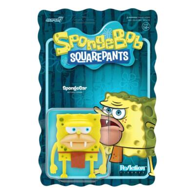 SpongeBob Squarepants SpongeGar Schwammkopf 3 3/4 Inch ReAction Figur Super7