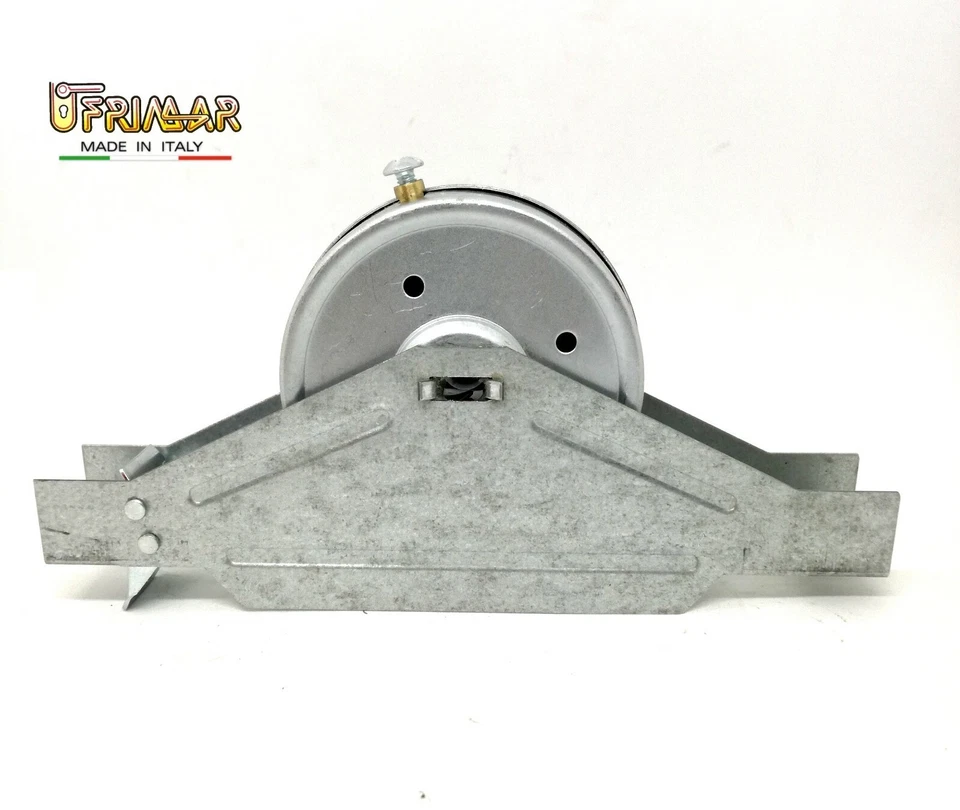 AVVOLGITORE PER TAPPARELLE SEMINCASSO int. mm.165 MT.8 PLACCA NERA METALLO - Immagine 4 di 4