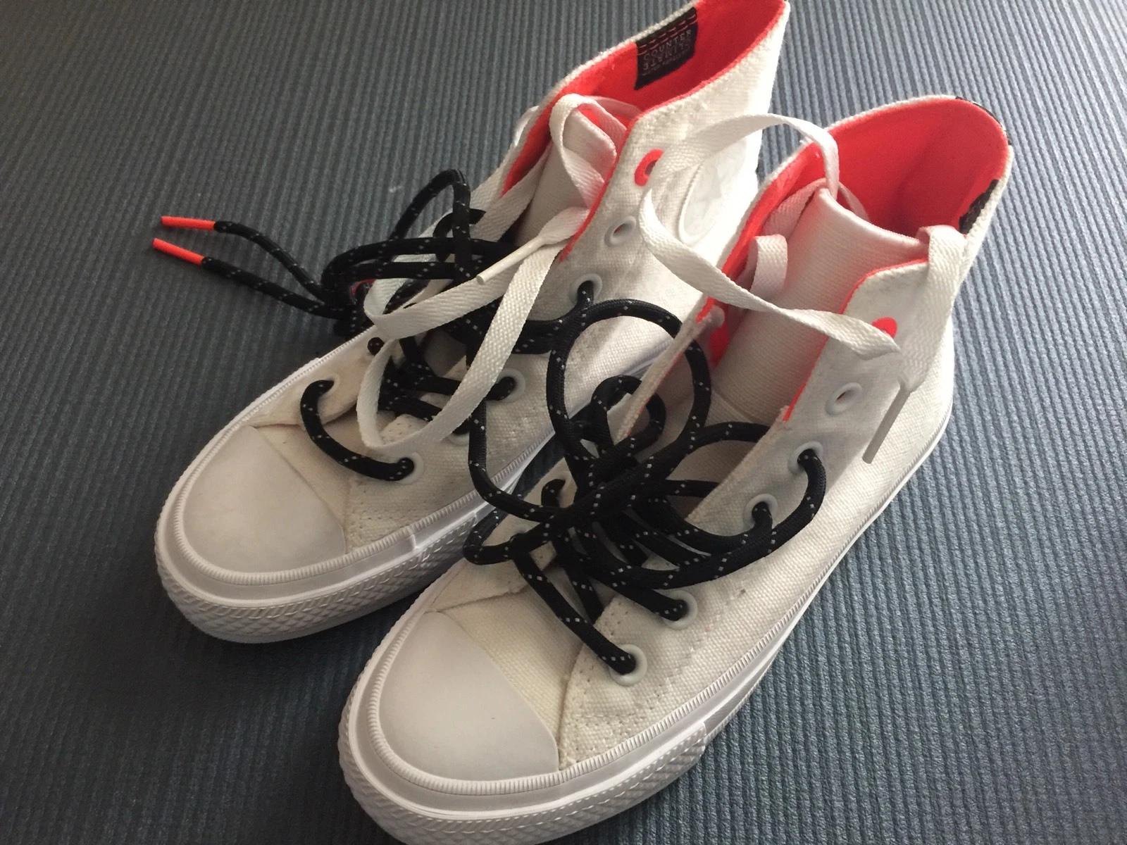 Sneakers alte unisex nuove Converse donna 6 uomo 4 Chuck Taylor bianche 23 cm 85€