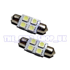 2x Ersatz 4 LED 34mm Innenraumleuchte ICE Weiße Glühbirnen (DA36-50504C)