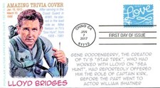 COVERSCAPE computer generated Actor Lloyd Bridges Trivia FDC