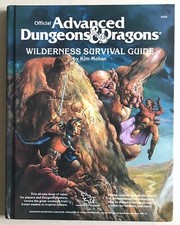 1986 TSR AD&D WILDERNESS SURVIVAL GUIDE HC BOOK