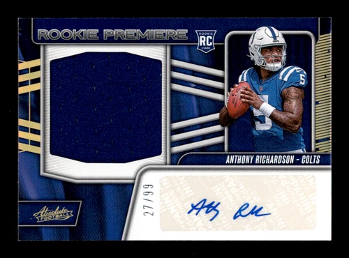 2023 Panini Absolute Anthony Richardson #RPM-AR