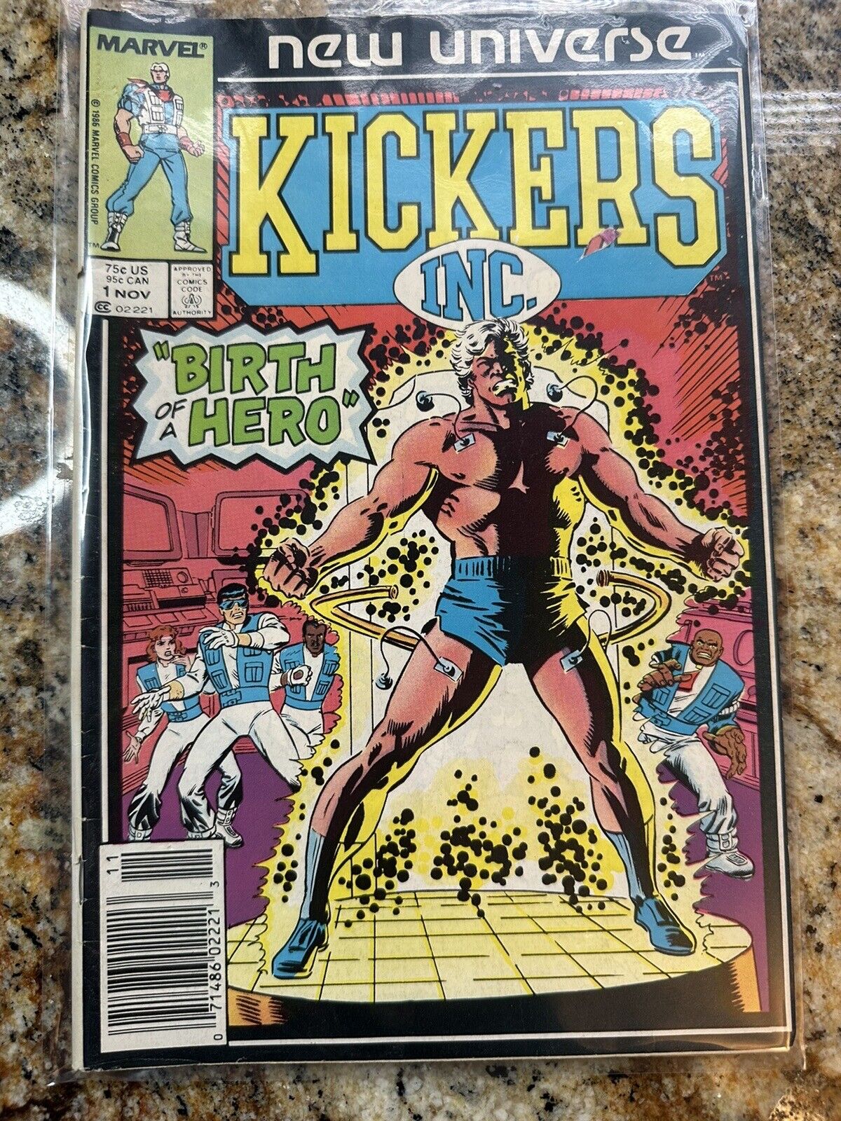 KICKERS INC. #1 Comic Book New Universe Marvel November 1986