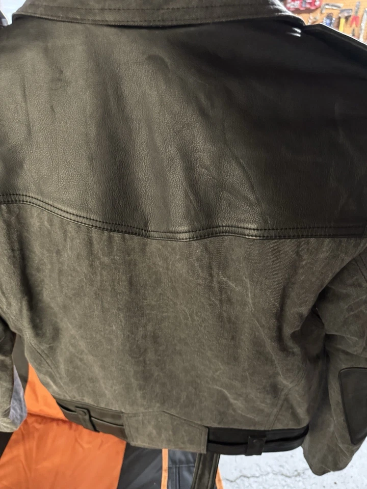 Hein Gericke moto jacket echtes leder denim leather size M new with tags - Image 3 of 4