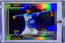 STEPHEN KOLEK RARE TOPPS RAINBOW FOIL INVESTMENT CARD KANSAS CITY ROYALS MINT SP