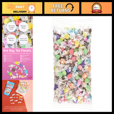 Individually Wrapped Salt Water Taffy - Assorted Flavors, Soft Chewy Candy, 3 lb