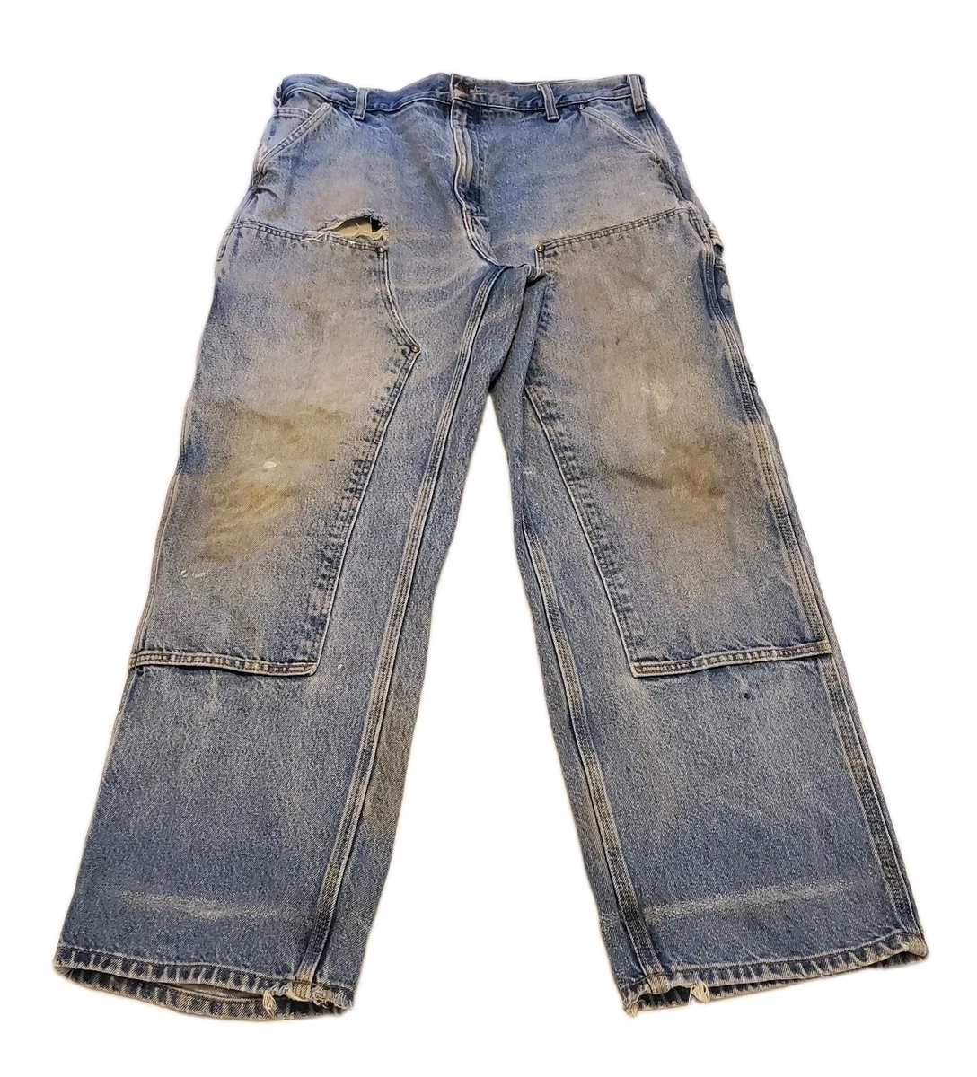 Carhartt Double Knee Jeans In Men's Jeans for sale | eBay