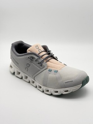 On Cluod Womens Cloud 5 Gray Running Shoes Sneakers Size US W10.5