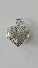 VINTAGE STERLING SILVER Lockett Heart Shaped BEAUTIFUL DESIGN — photo 2