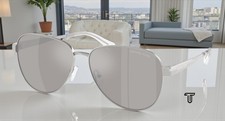 MICHAEL KORS MK1160 18936G Biarritz Silver Mirror 59 mm Women's Sunglasses