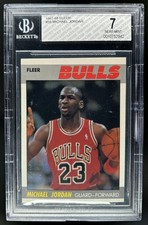 1987-88 Fleer Michael Jordan #59 Bulls BGS 7