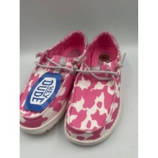 NEW Hey Dude Wendy Funk Cowgirl Bling Women's 6 pink slip on NWT